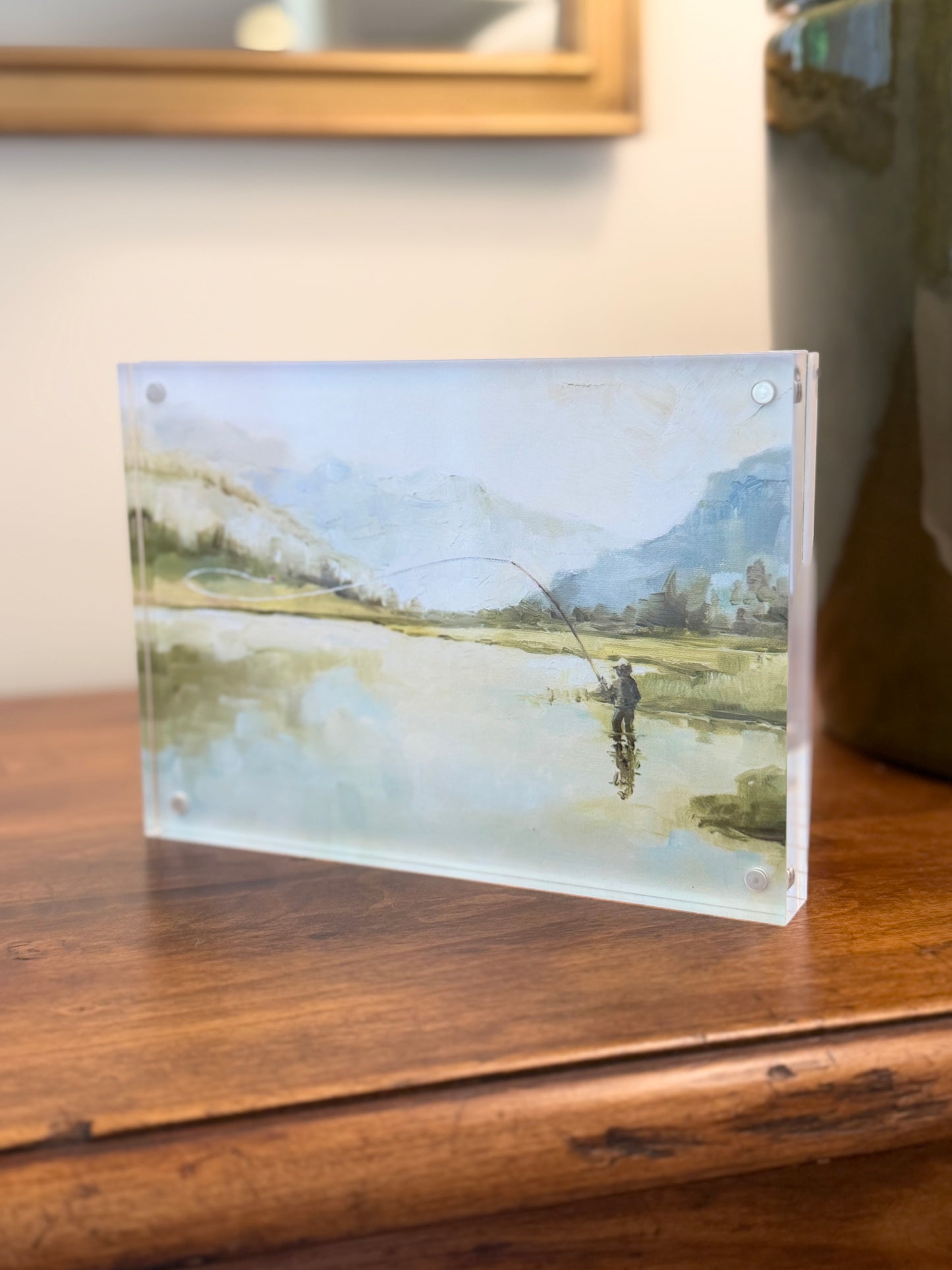"Favored Waters" - 5 x 7 Acrylic Framed Print