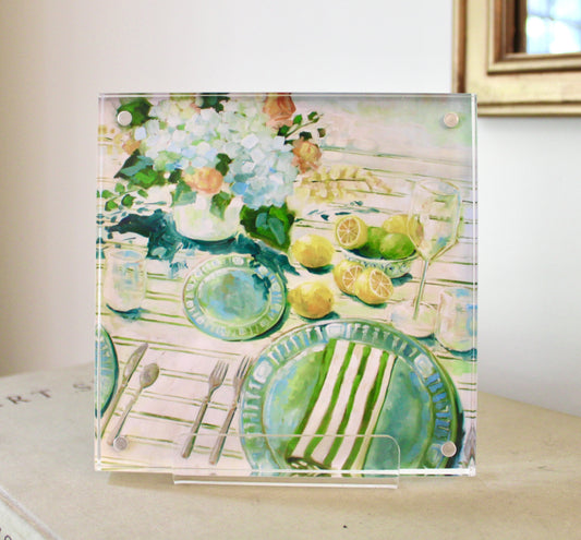 "Where Two or More are Gathered" - 5 x 5 Acrylic Framed Print