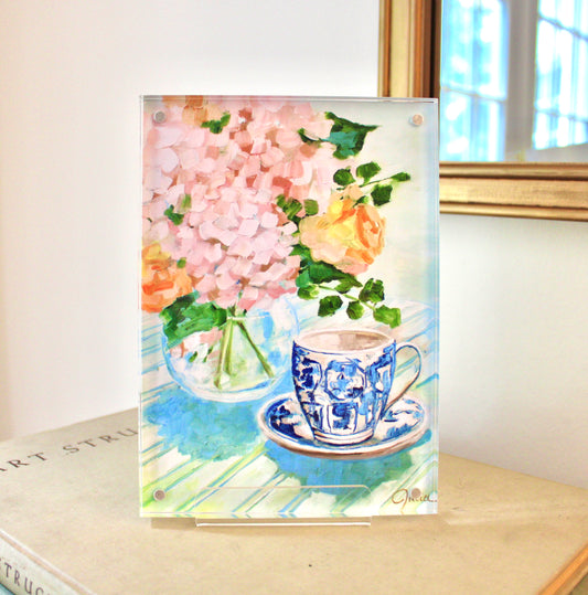 "My Heart Says of You" - 5 x 7 Acrylic Framed Print