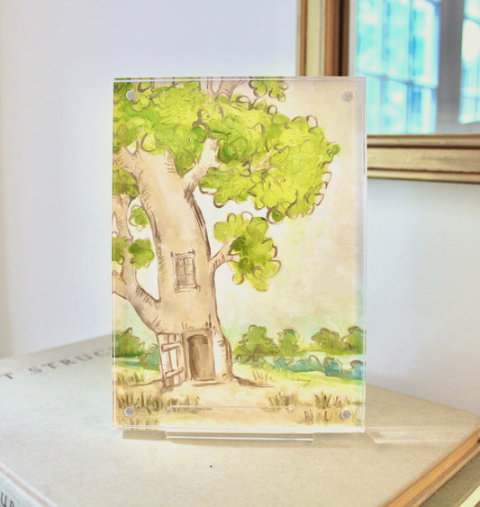 "Dearly Loved" - 5 x 7 Acrylic Framed Print for Nursery or Children's Room