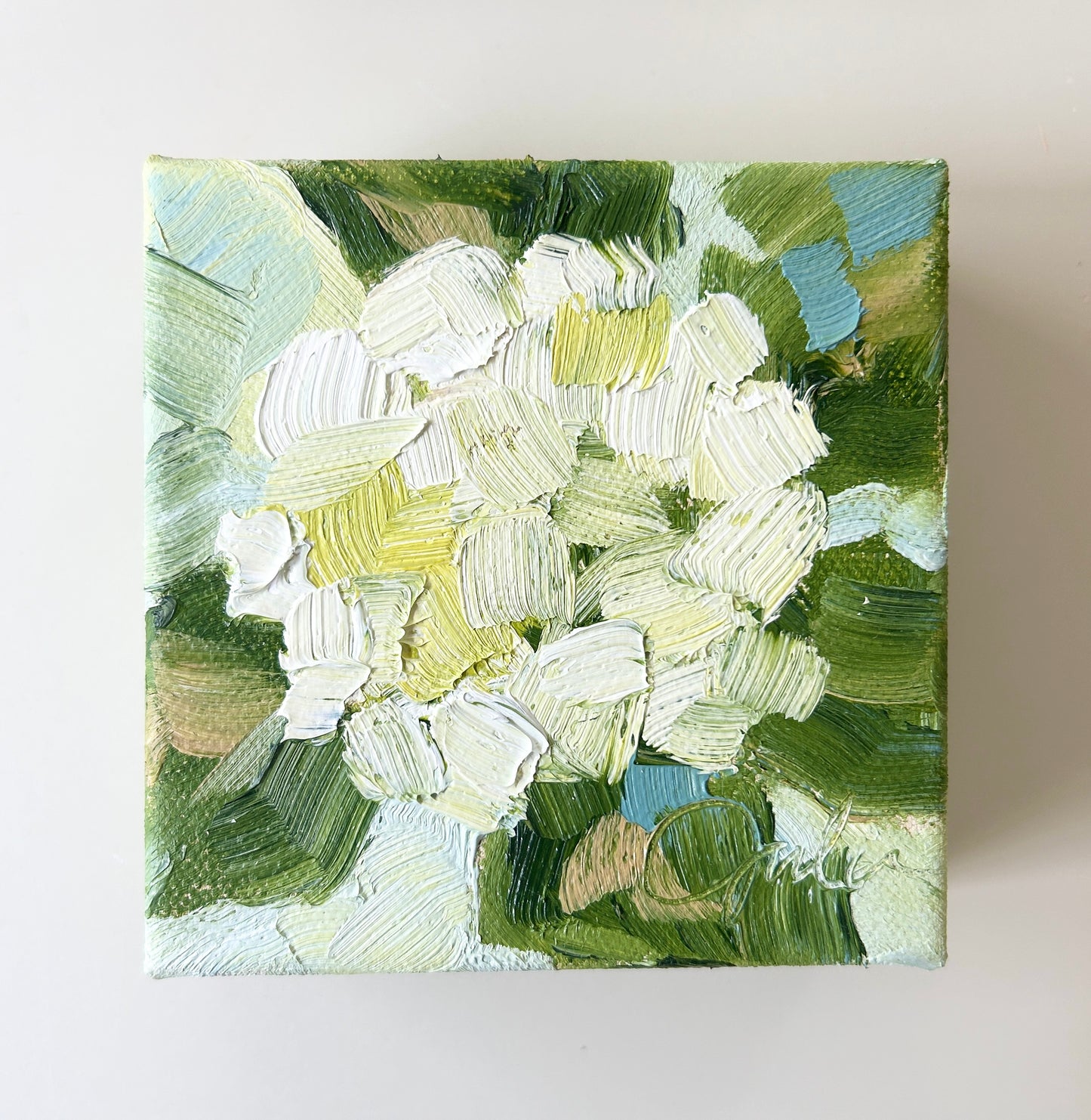 "Worthy" - 4 x 4 Oil on Canvas