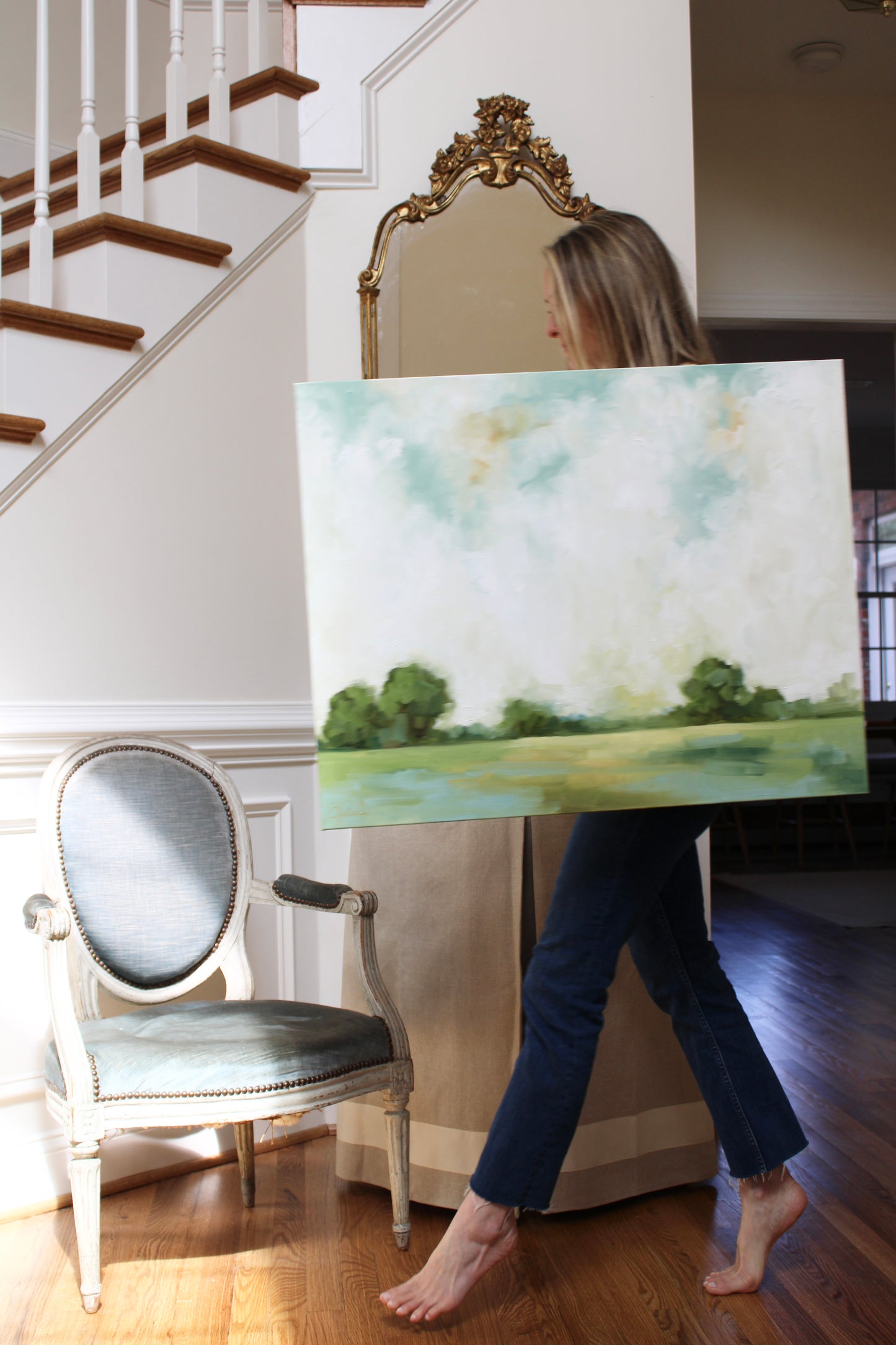 "Water the Valley" - 24 x 30 Oil on Canvas