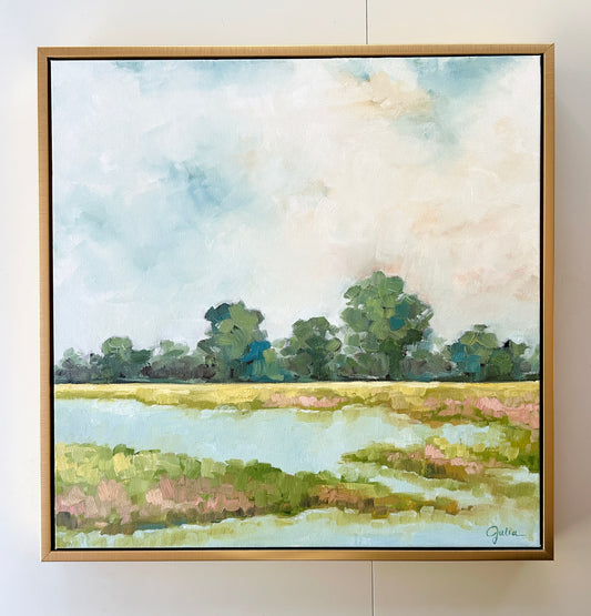 "Be Still and Know" - 20 x 20 Oil on Canvas