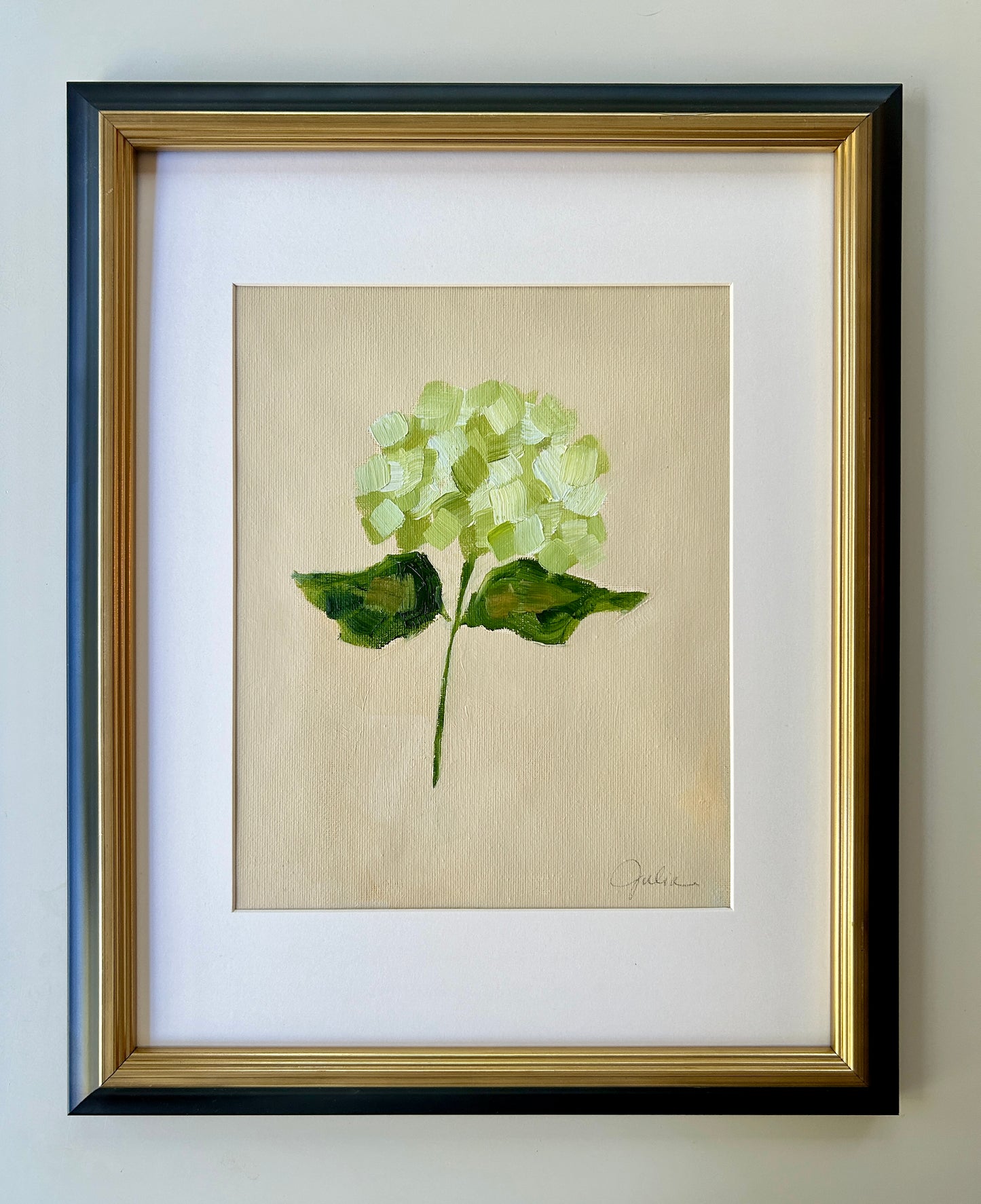 "In Our Midst" - SET OF 4 - Matted 8 x 10 Oil on Canvas Paper