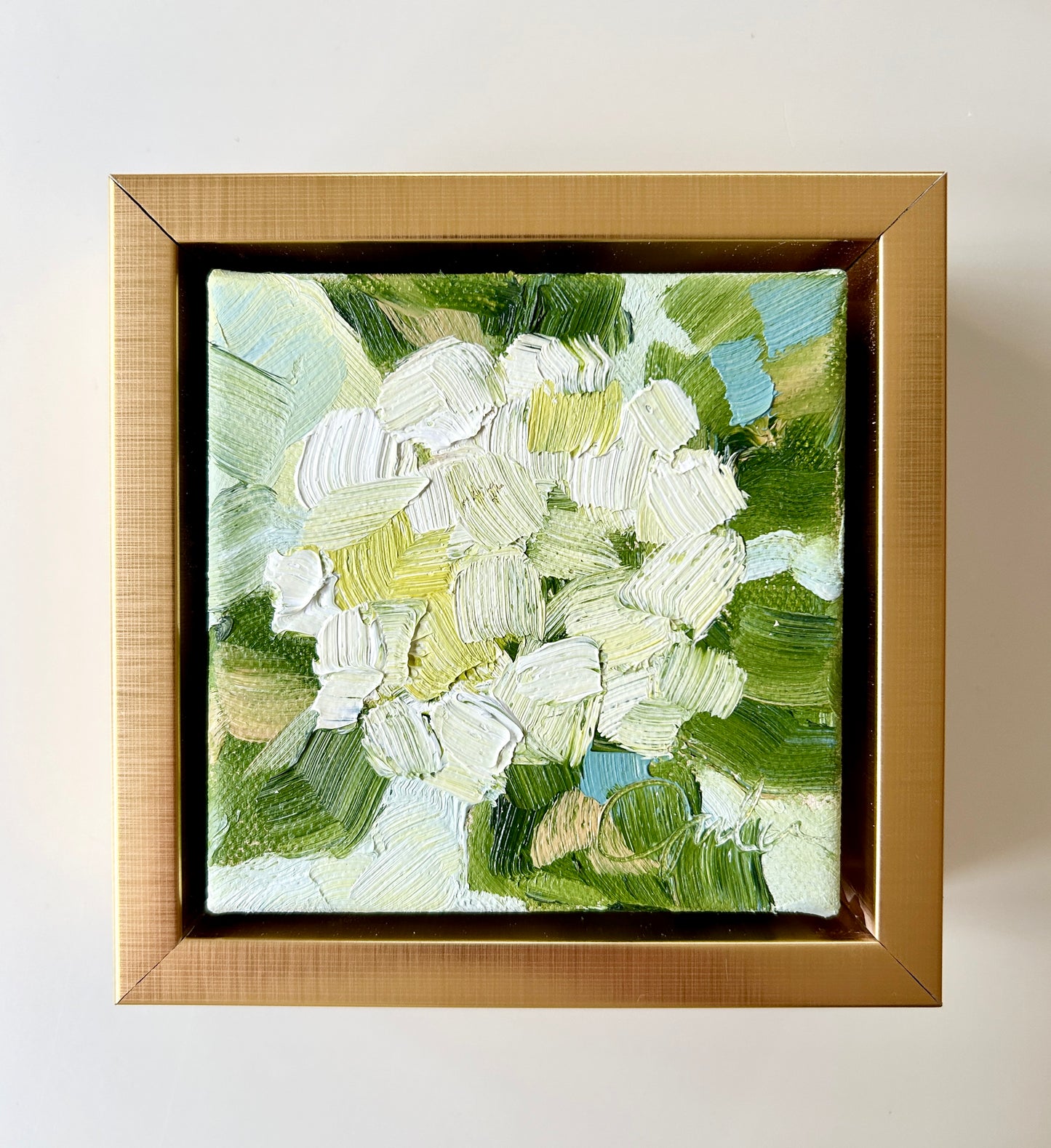 "Worthy" - 4 x 4 Oil on Canvas