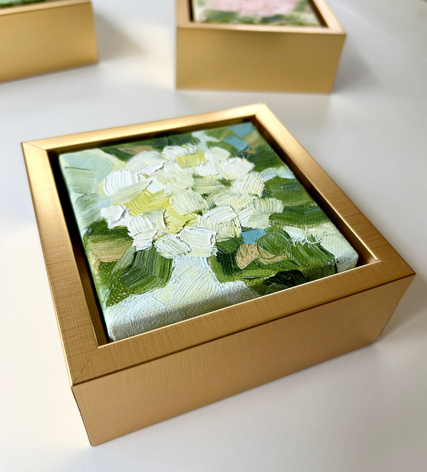 "Worthy" - 4 x 4 Oil on Canvas