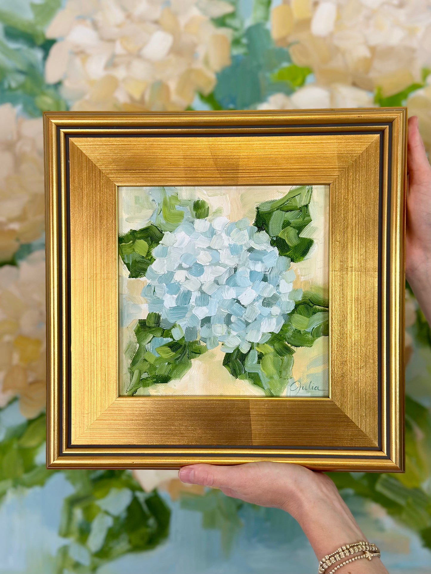 "For He is Good" - 8 x 8 Oil on Canvas