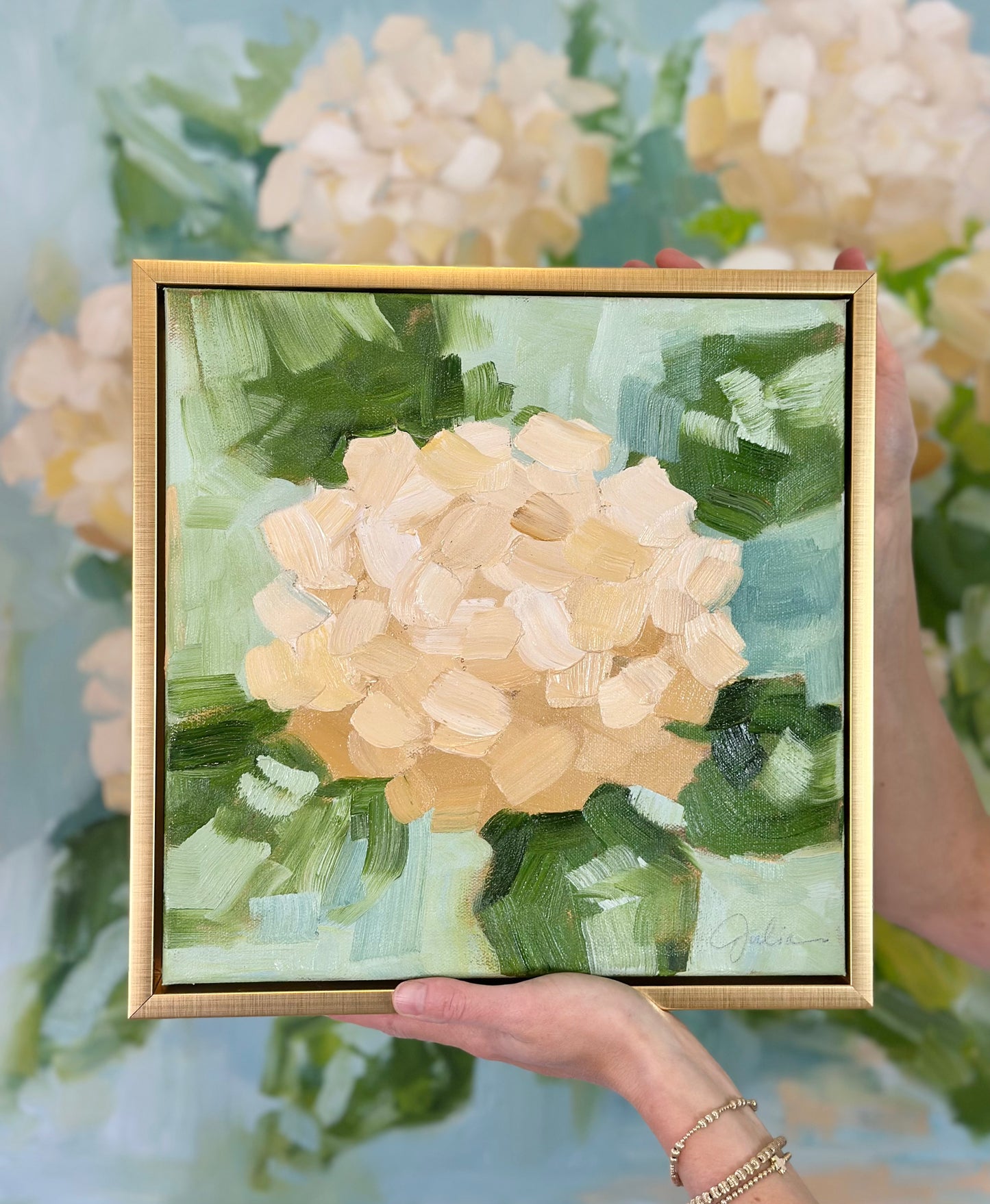 "More Precious Than Gold" - 12 x 12 Oil on Canvas