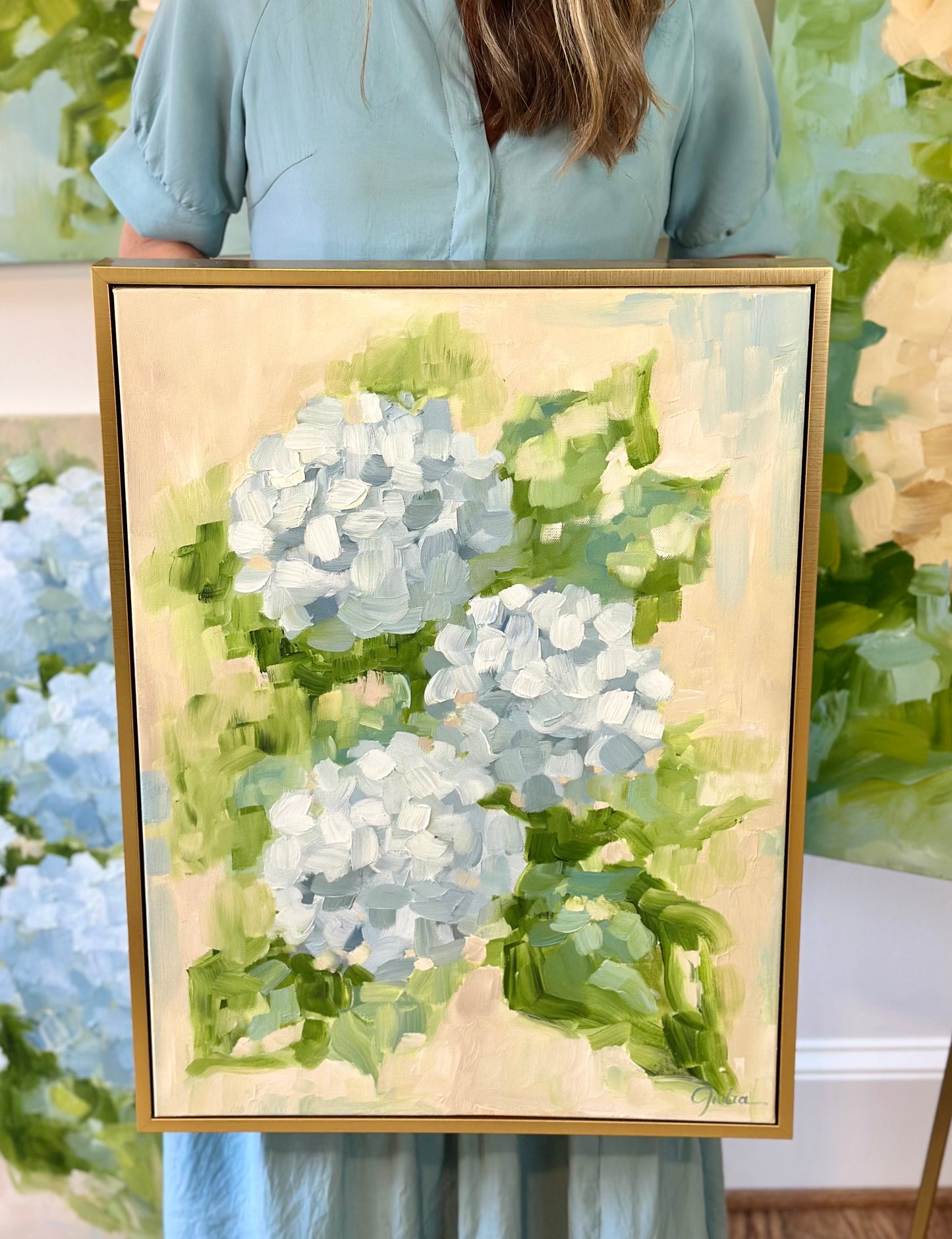 "For I Am With Thee" - 18 x 20 Oil on Canvas