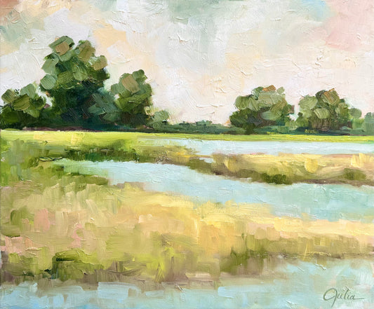 "Shade at Your Right Hand" - 20 x 24 Oil on Canvas