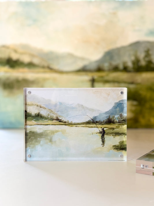 "Favored Waters" - 5 x 7 Acrylic Framed Print