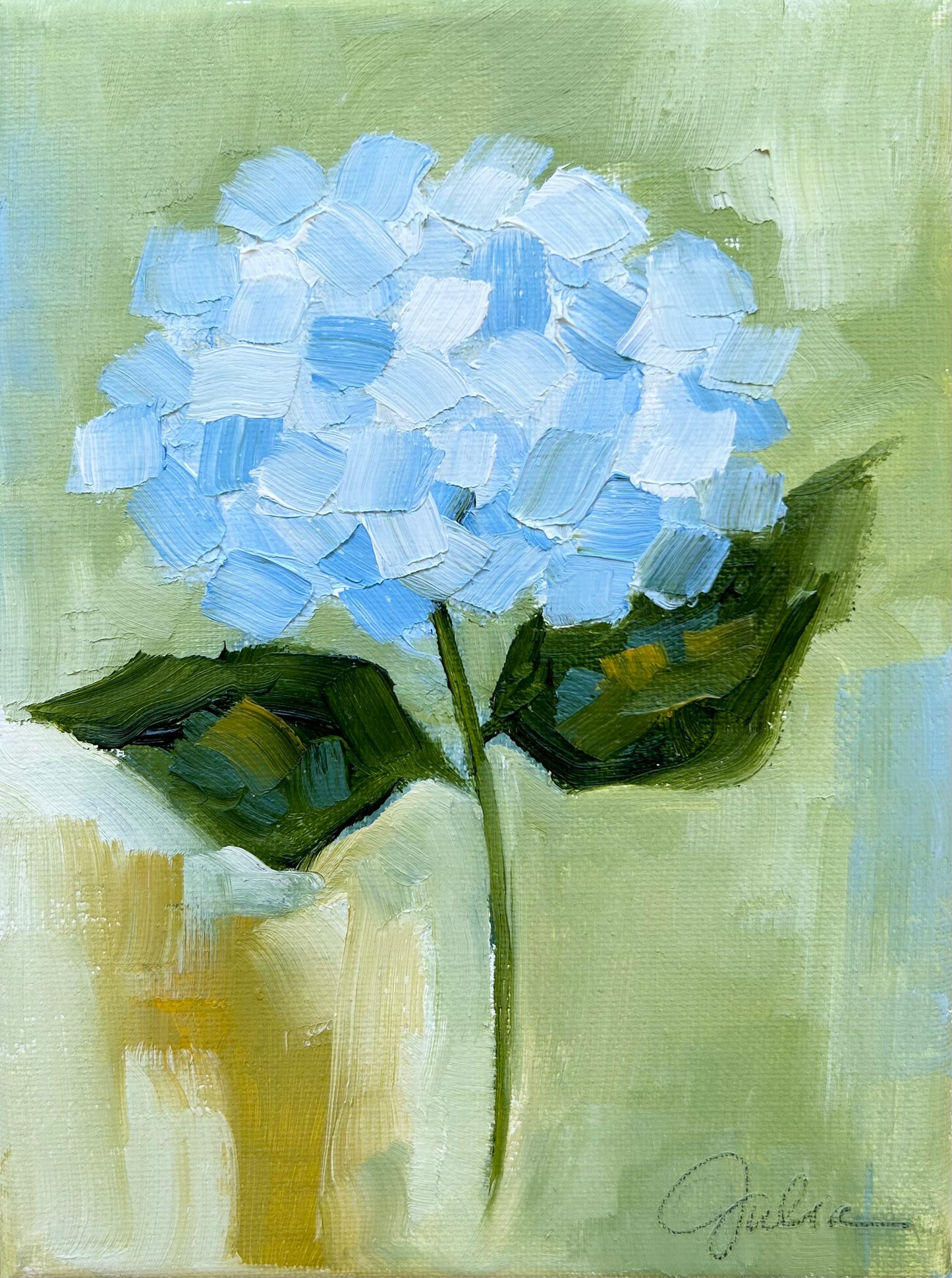 "Seek and You Will Find" - 6 x 8 Oil on Canvas