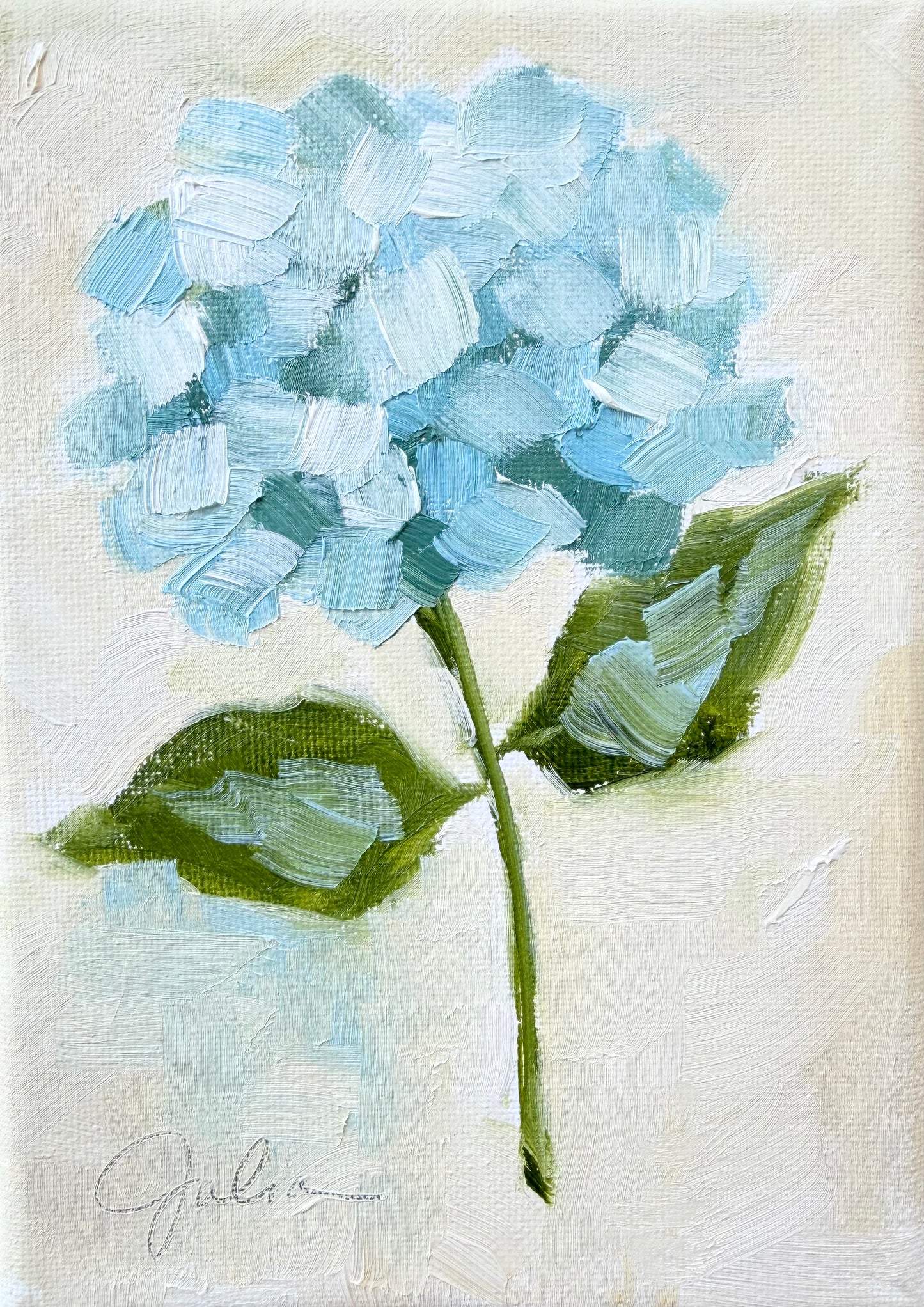 "Wait Quietly" - 5 x 7 Oil on Canvas