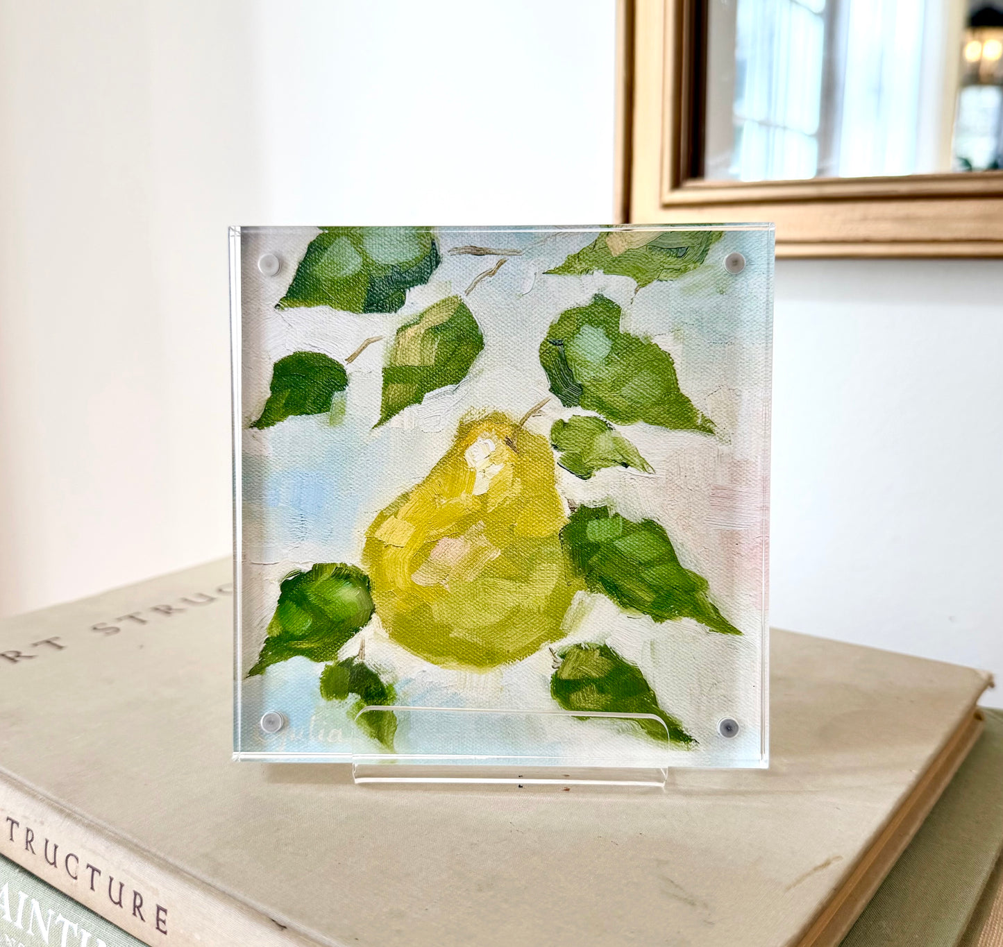 "Taste and See" - 5 x 5 Acrylic Framed Print