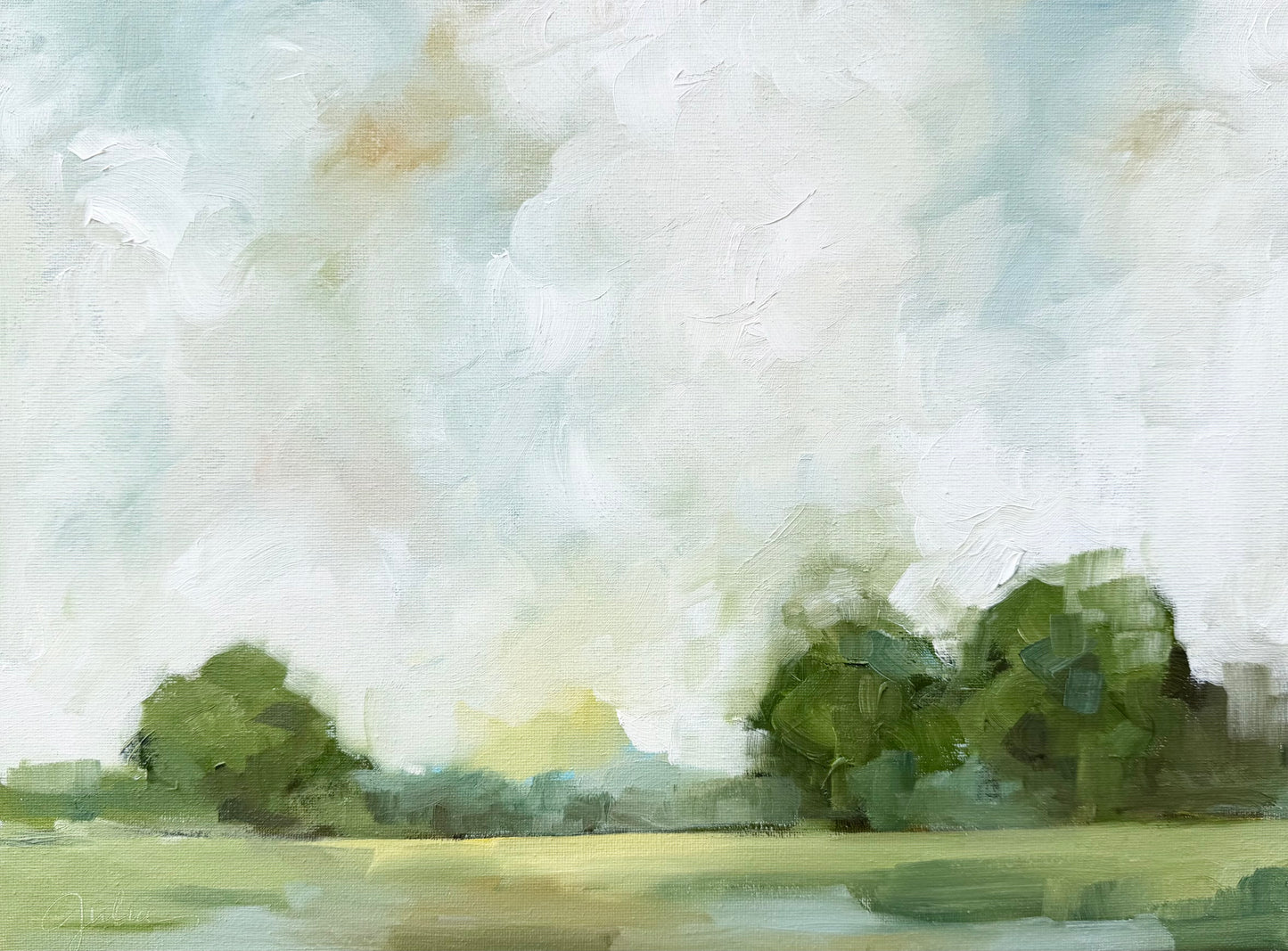 "Joy Comes in the Morning" - 12 x 16 Oil on Canvas