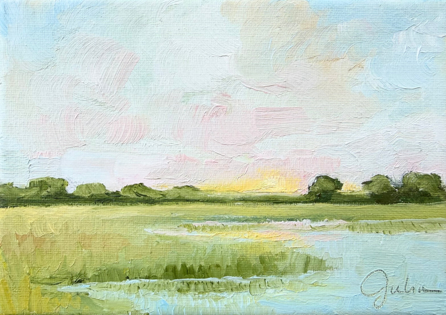 "Glory Declared" - 5 x 7 Oil on Canvas