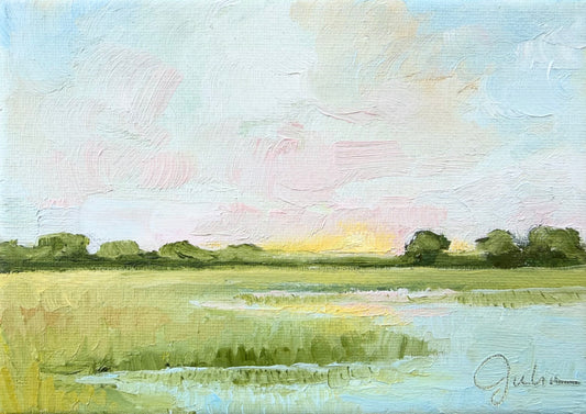 "Glory Declared" - 5 x 7 Oil on Canvas