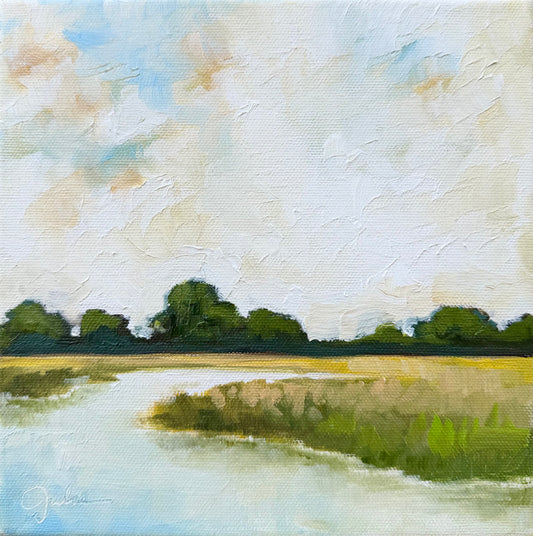 "Shape My Heart" - 8 x 8 Oil on Canvas