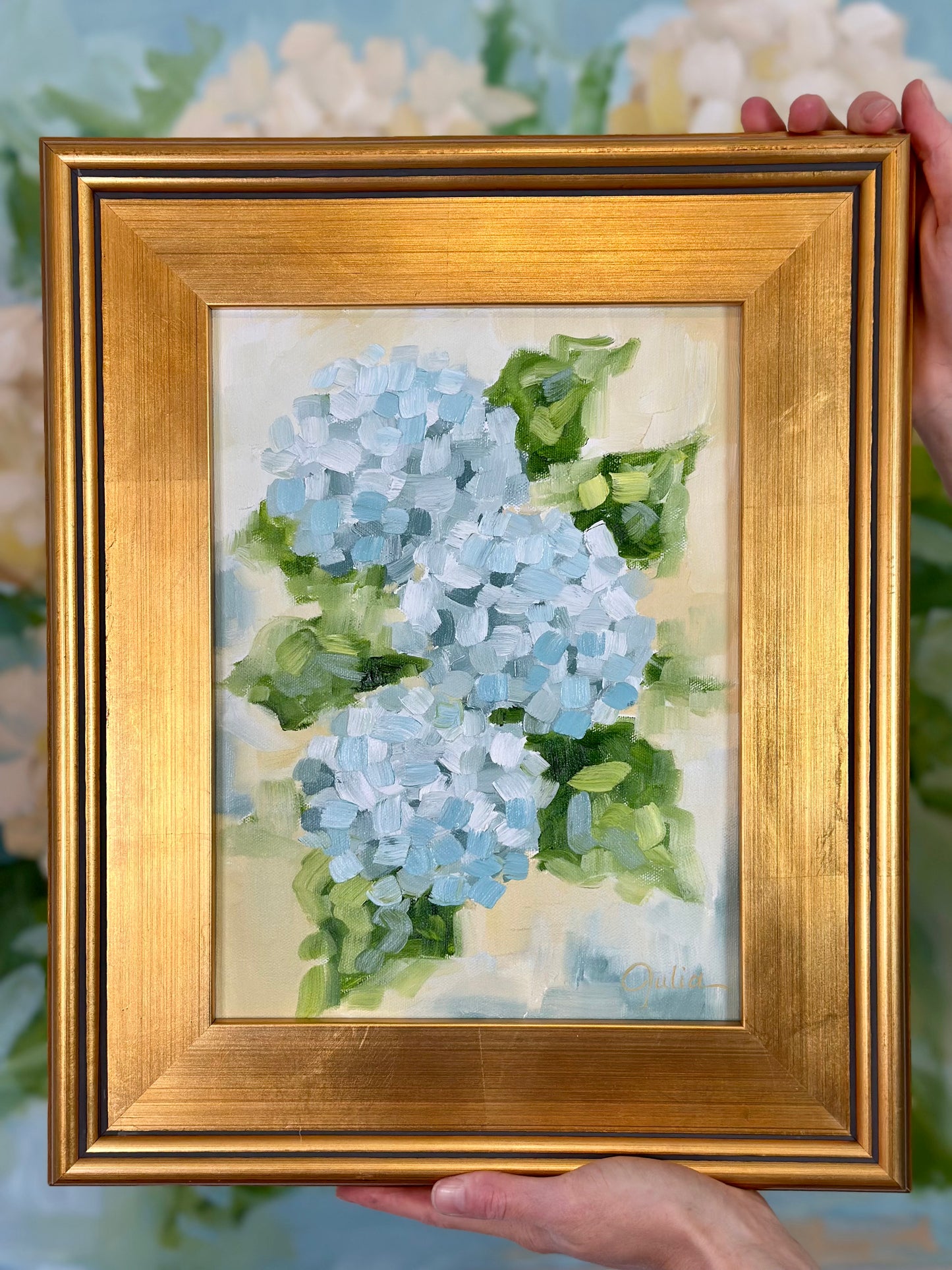 "In the Garden" - 9 x 12 Oil on Canvas