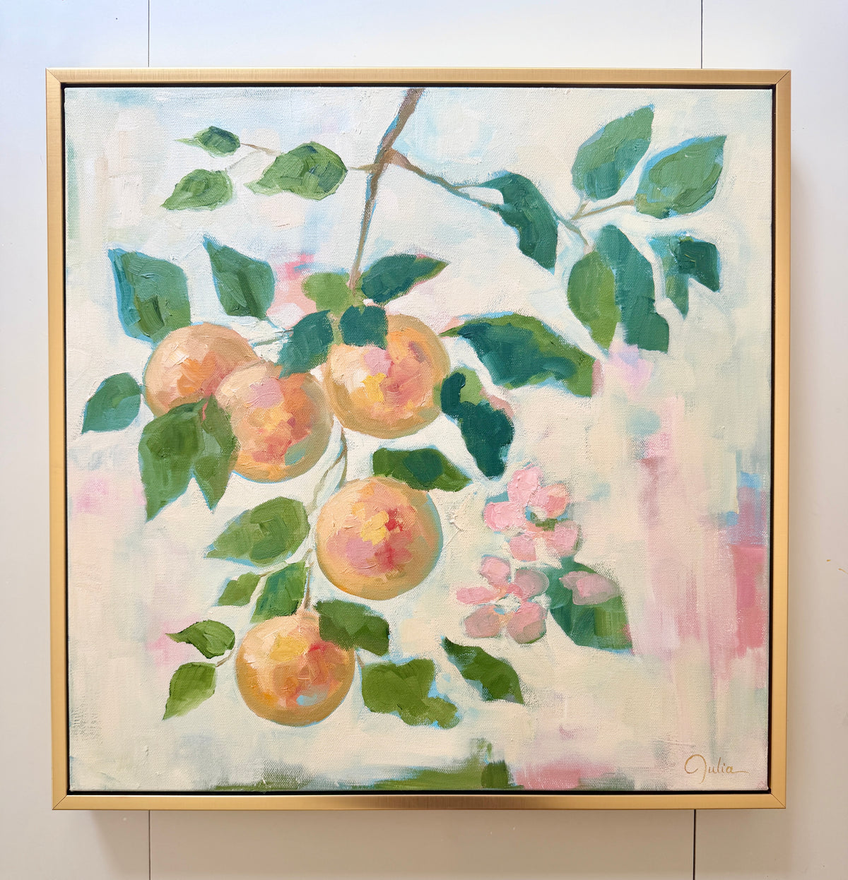"First Fruits" - 20 x 20 Oil on Canvas