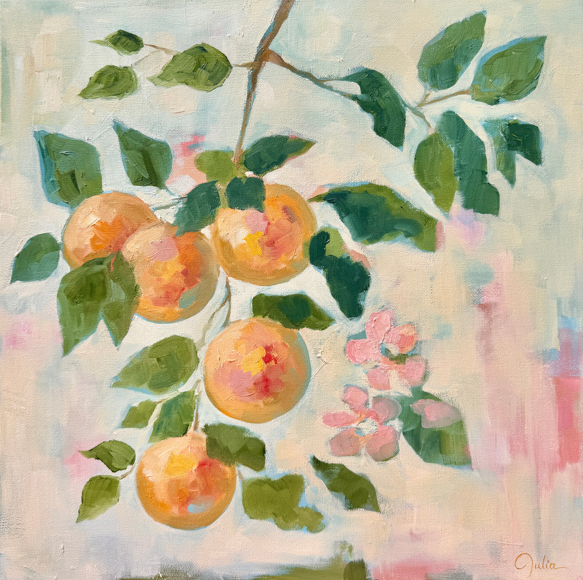 "First Fruits" - 20 x 20 Oil on Canvas