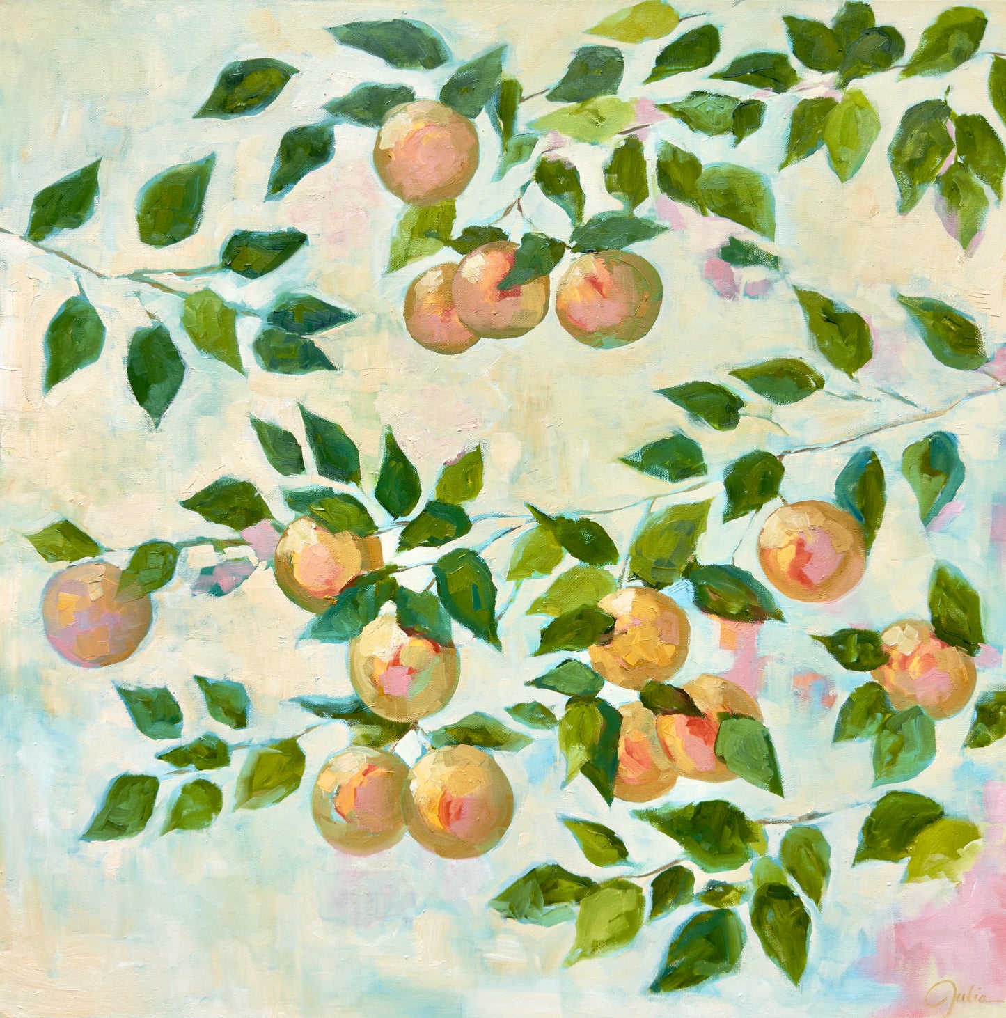 "In Abundance" - 36 x 36 Oil on Canvas