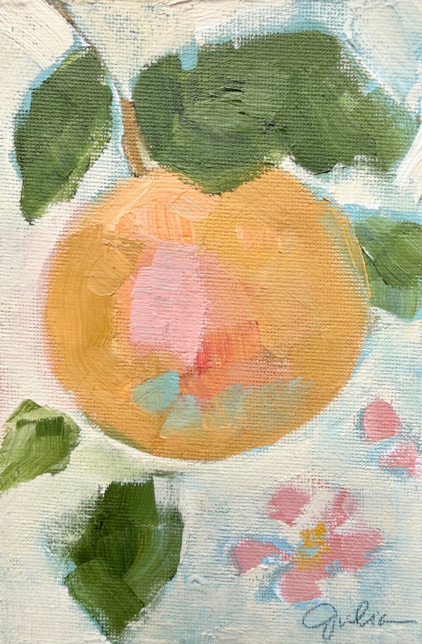 "In Full Bloom I" - 4 x 6 Oil on Canvas Board